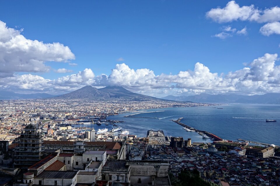 Vista de la Ciudad de Nápoles