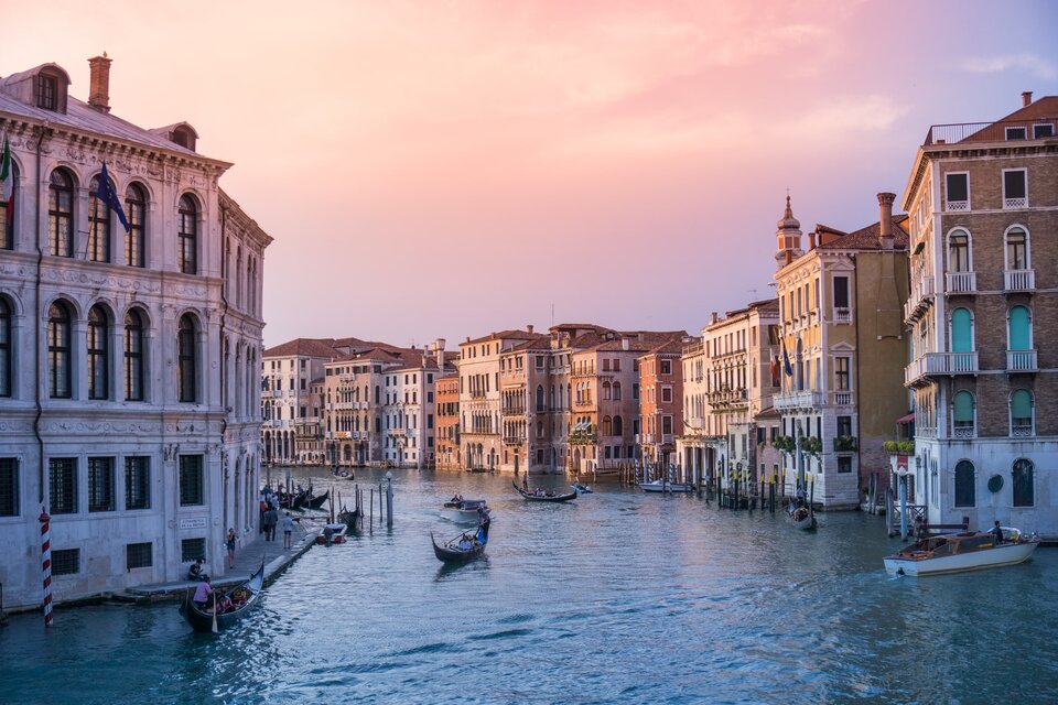 Vista de la ciudad de Venecia